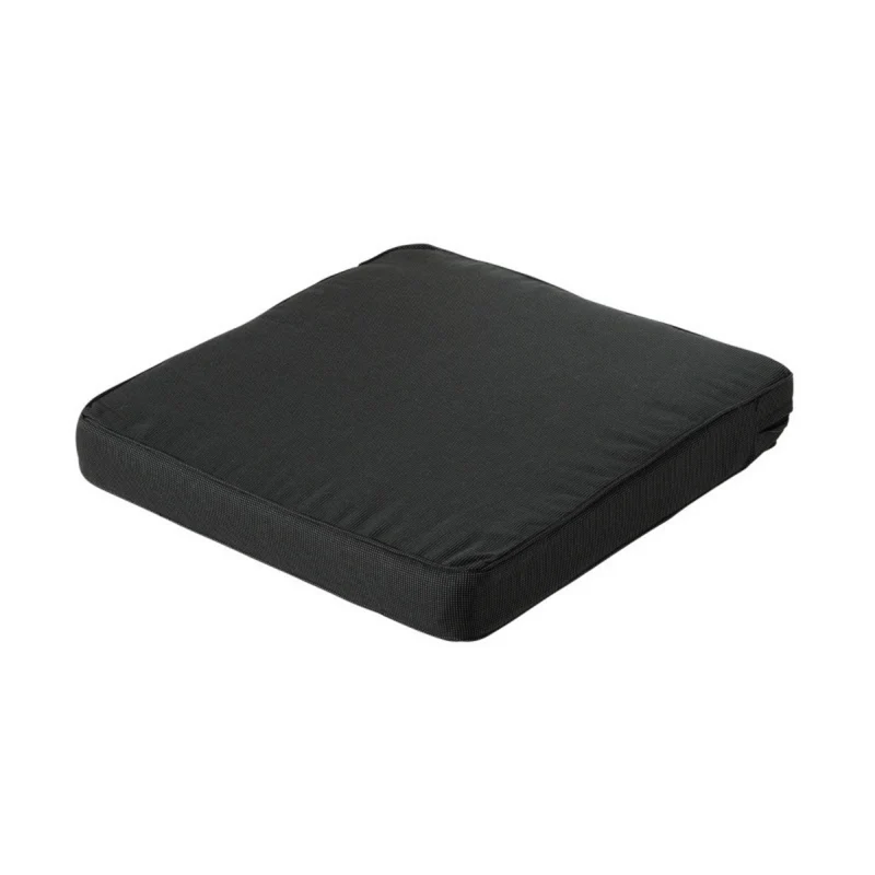 Madison lounge zitkussen 73x73 Rib zwart