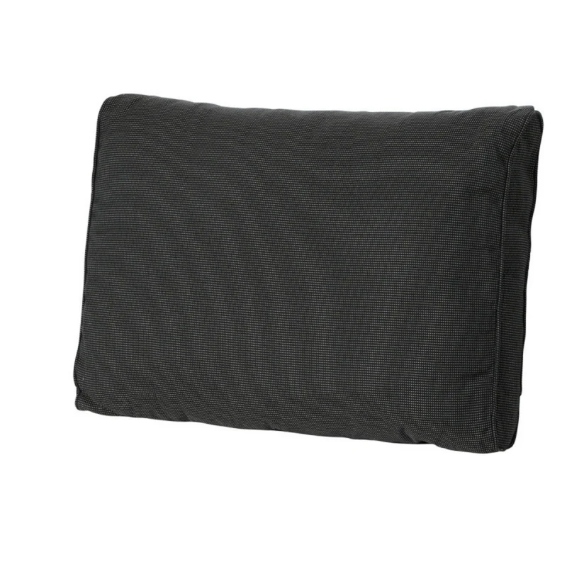 Madison loungekussenset zit 73x73 rug 40x73cm Rib zwart