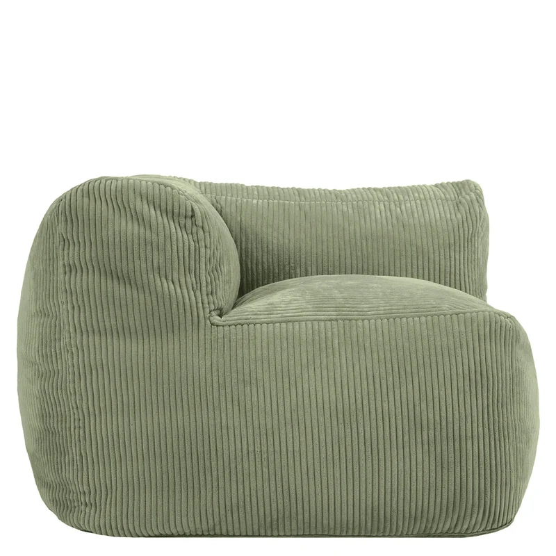 Zen Modulares Eckelement, Jumbo Cord, Salbeigrün
