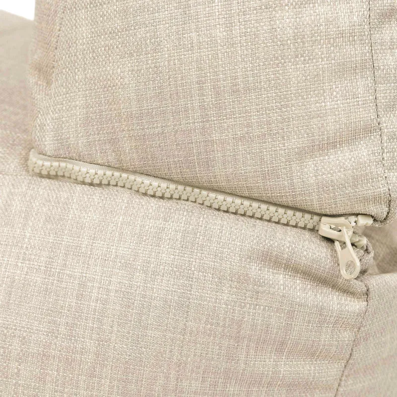 Noa Modularer Sitzsack-Sofa, Outdoor-Gewebe, Naturfarbe