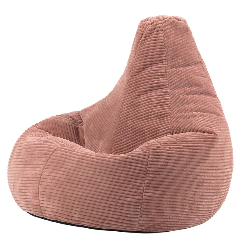 Dalton Sitzsack mit Rückenlehne, Cord, Dämmerungsrosa