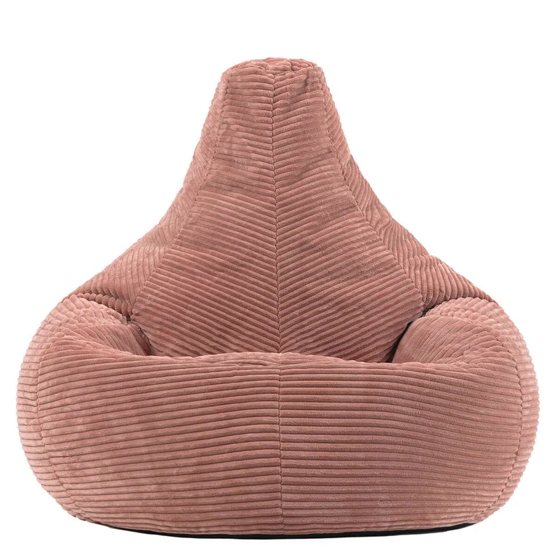 Dalton Sitzsack mit Rückenlehne, Cord, Dämmerungsrosa