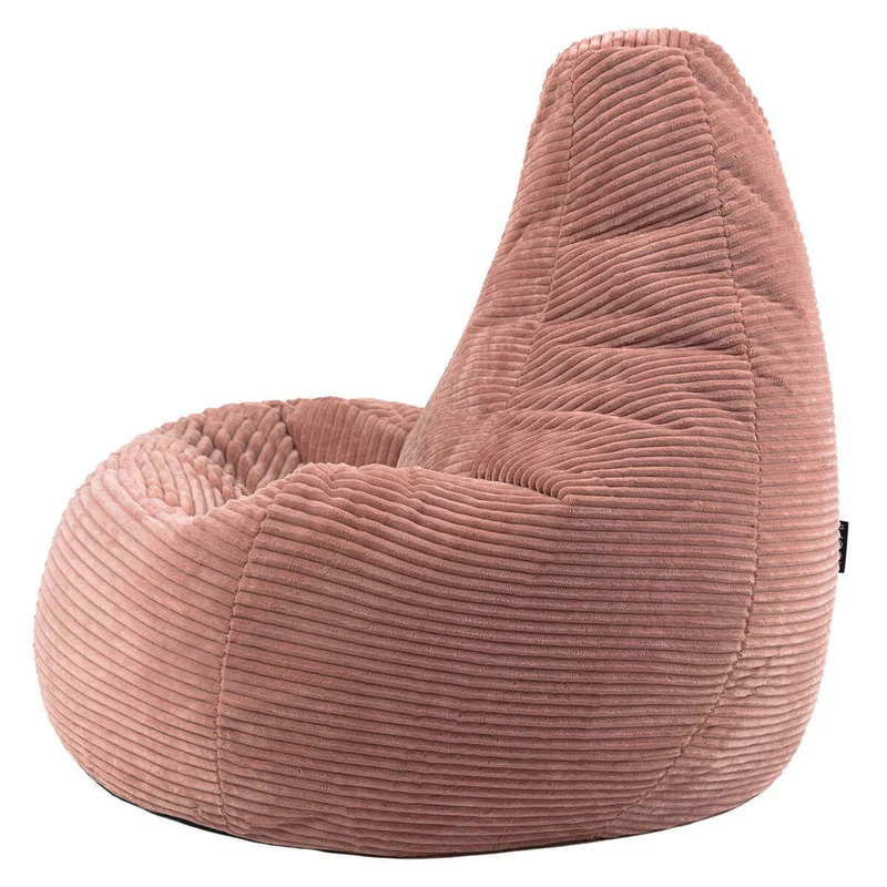 Dalton Sitzsack mit Rückenlehne, Cord, Dämmerungsrosa