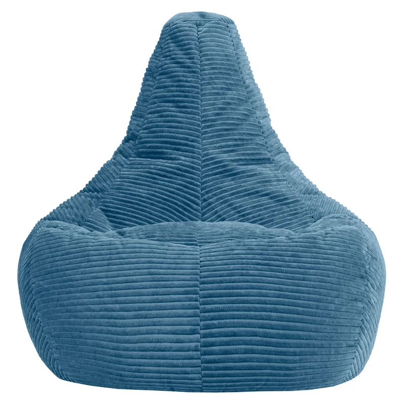 Dalton XL Cord-Sitzsack mit Relaxfunktion – Denimblau