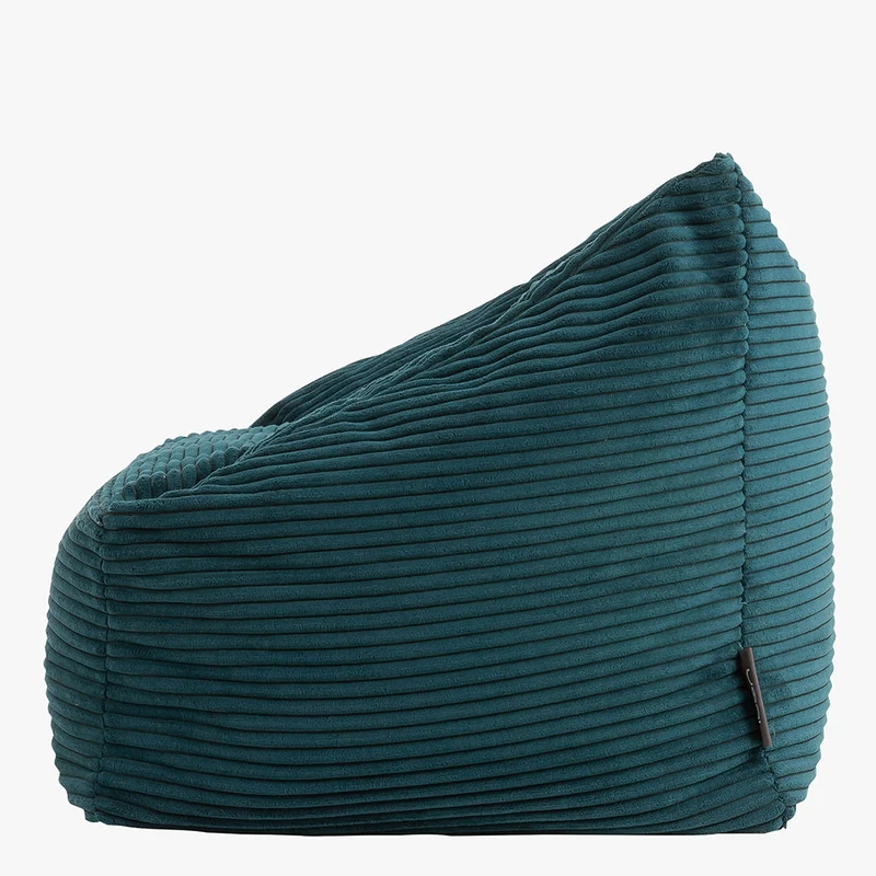 Morgan Sessel-Sitzsack für Kinder, Cord, Blaugrün