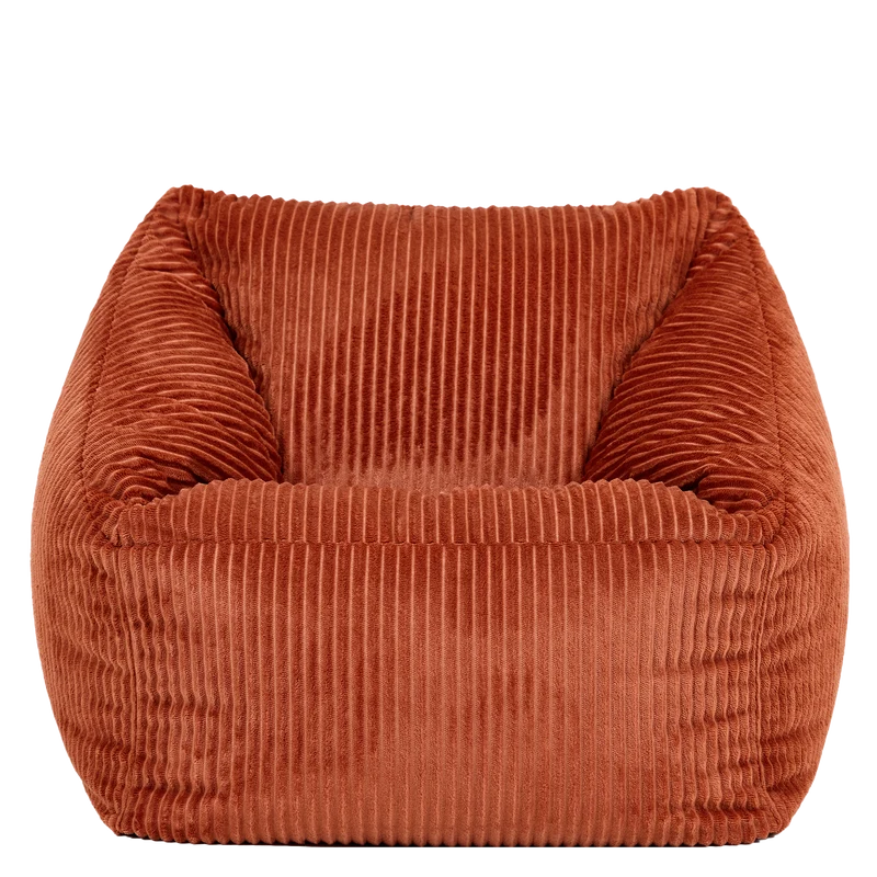Natalia Sessel-Sitzsack für Kinder, Cord, Terrakotta