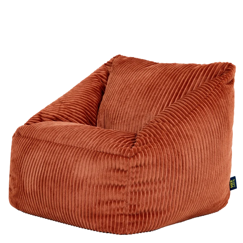 Natalia Sessel-Sitzsack für Kinder, Cord, Terrakotta