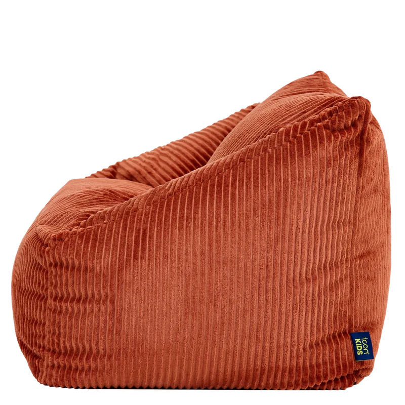 Natalia Sessel-Sitzsack für Kinder, Cord, Terrakotta