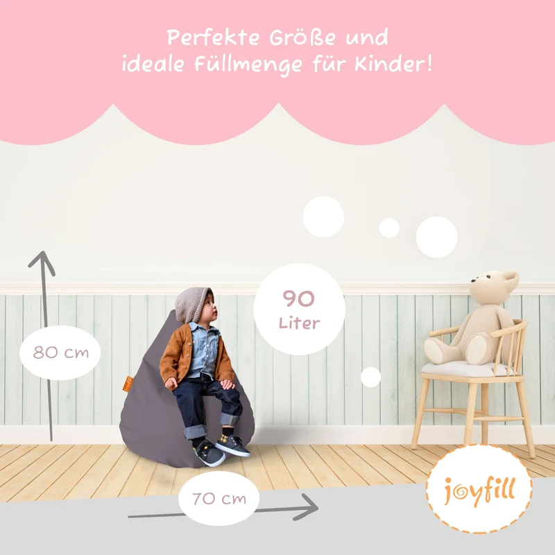 Sitzsack für Kinder (EPS gefüllt | 90L)