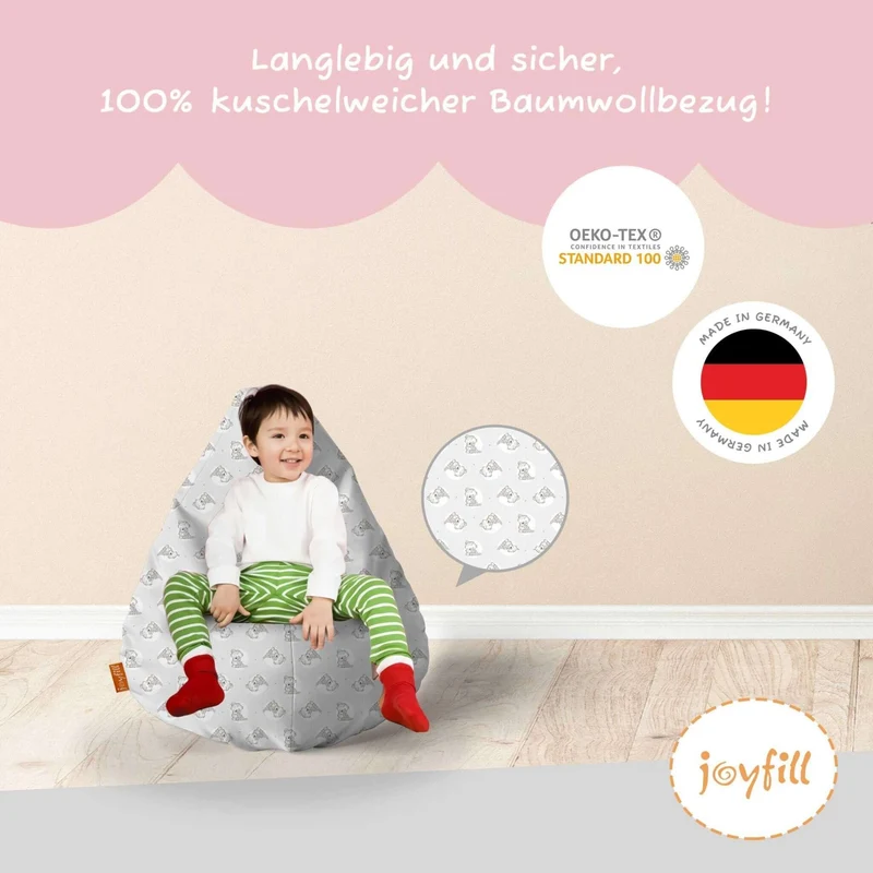 Sitzsack für Kinder (EPS gefüllt | 90L)