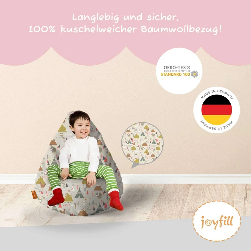 Sitzsack für Kinder (EPS gefüllt | 90L)
