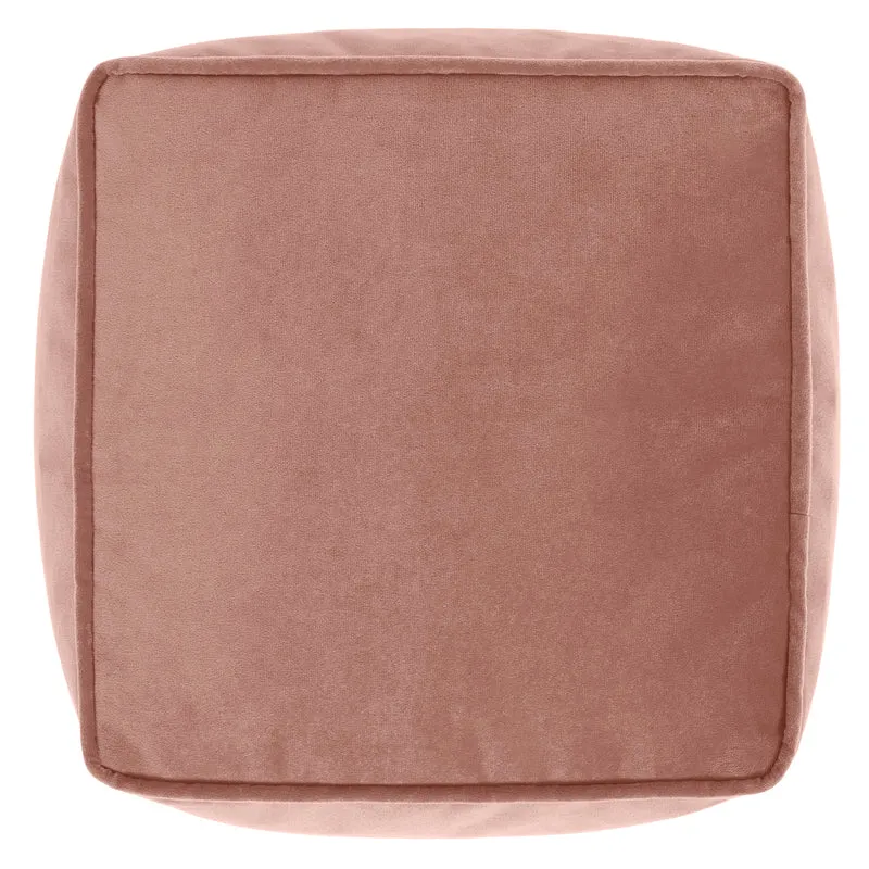 Amara Samt-Fußhocker, Rosa