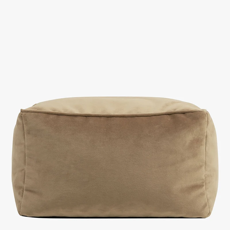 Amara Samt Hocker - Taupe