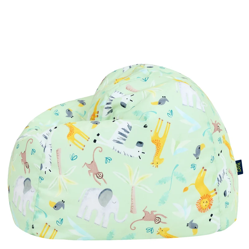 Kinder-Tier-Safari-Muster-Sitzsack – Klassik