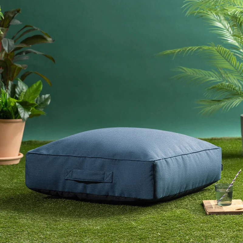 Solus Bodenkissen, Olefin, Denimblau