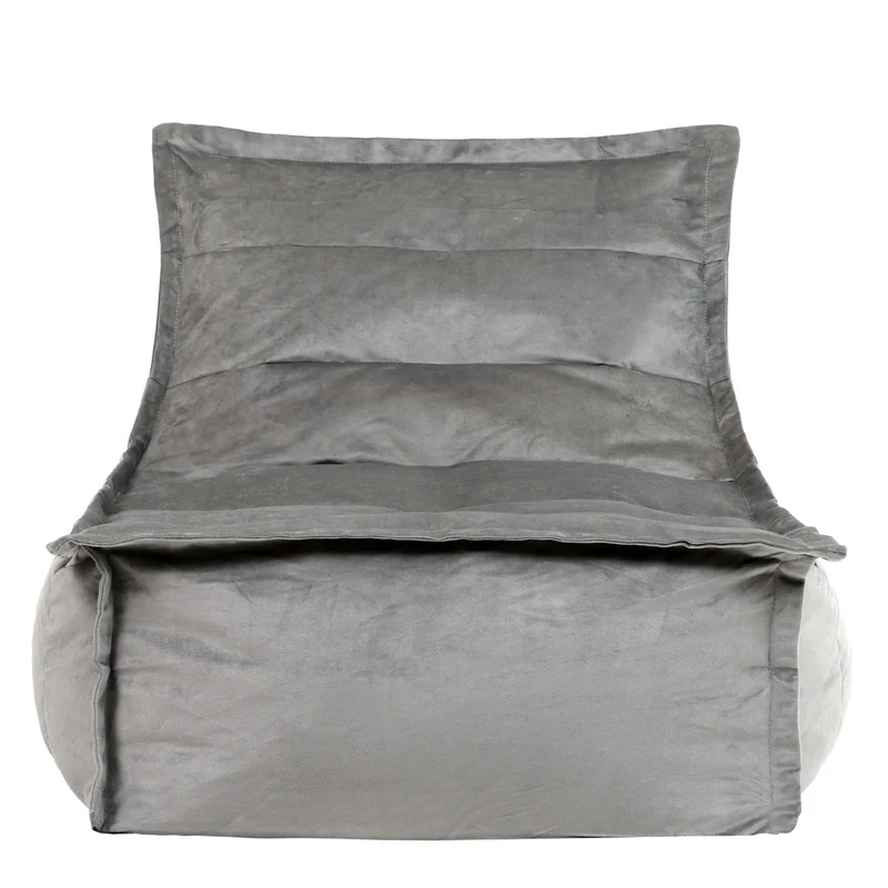 Dolce Samt-Lounger, Dunkengrau