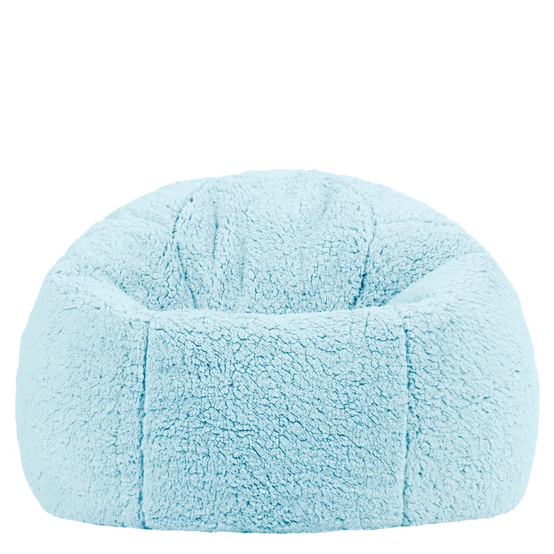 Kinder XL Kingston Teddyfleece Klassischer Sitzsack - Eisblau
