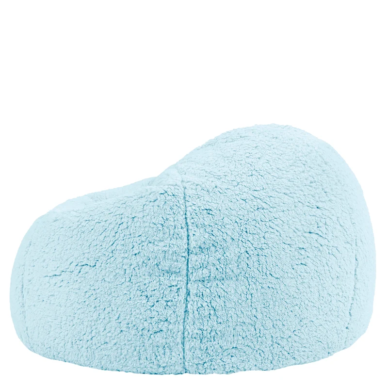 Kinder XL Kingston Teddyfleece Klassischer Sitzsack - Eisblau