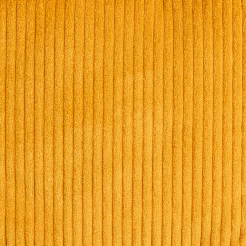 Mini Amara Cord quadratischer Fußhocker - Ocker