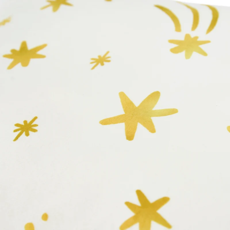 Mini Amara Star Fußhocker, quadratisch, aus gebürstetem Samt – Creme