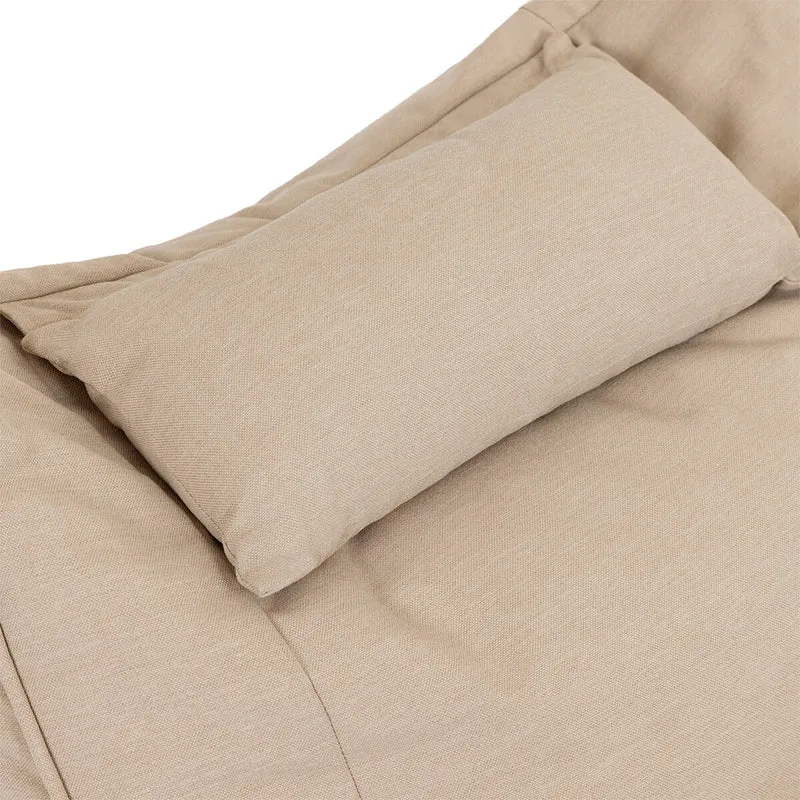 Nova Lounger-Sitzsack, Olefin, Steingrau