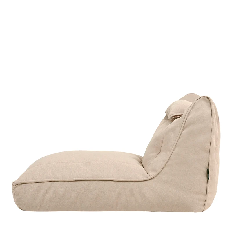 Nova Lounger-Sitzsack, Olefin, Steingrau