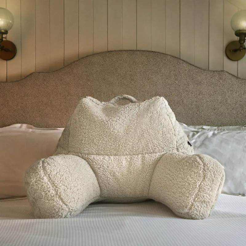 Stützkissen, Teddy Fleece, Natur