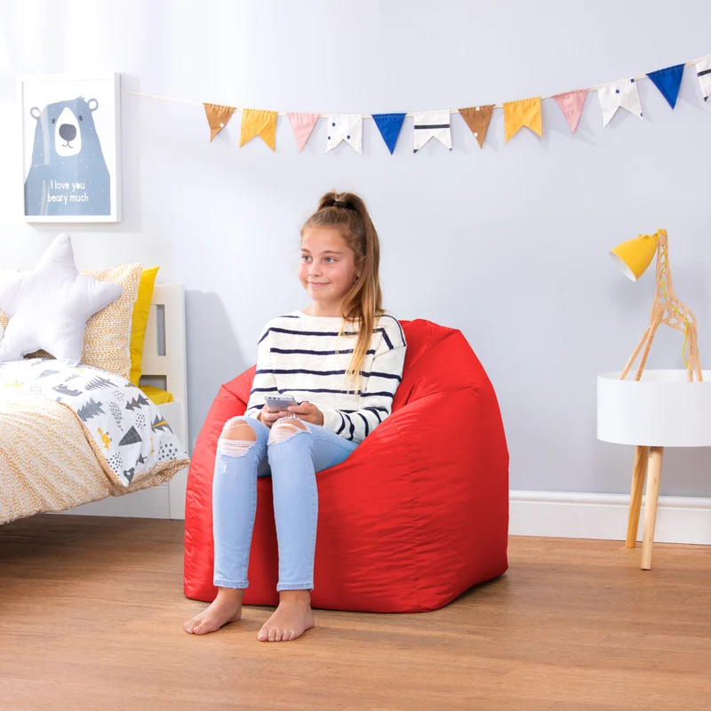 Teen-Klassiker Sitzsack, Innen & Außen - Rot
