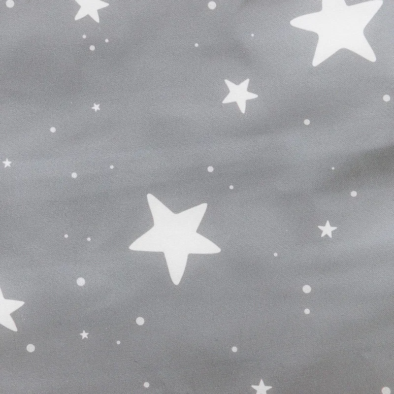 Sitzsack für Kinder mit Sternenhimmel-Aufdruck, Grau