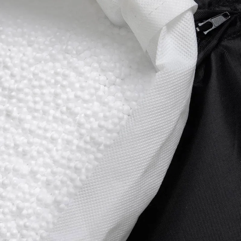 Sofa-Sitzsack Cecilia mit Chenille-Bezug, grau