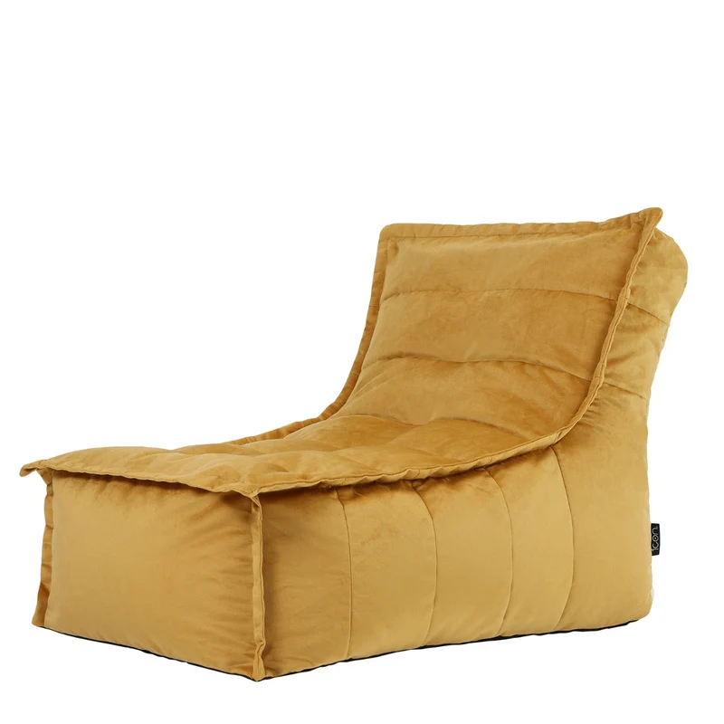 Dolce Samt-Lounger, Gelb