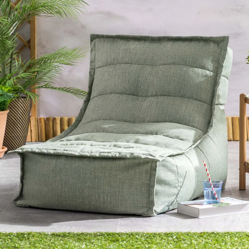 Dolce Lounger, Outdoor-Gewebe-Bezug, Salbeigrün