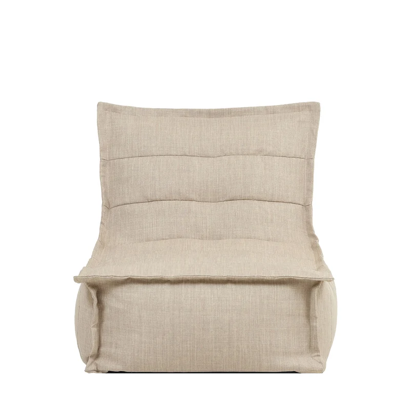 Dolce Lounger, Outdoor-Gewebe-Bezug, Naturfarben