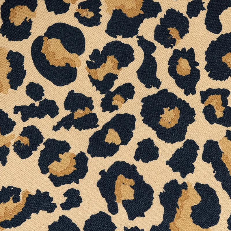 Dolce Gewebter Scandi Lounger, Leoparden-Print, Mehrfarbig