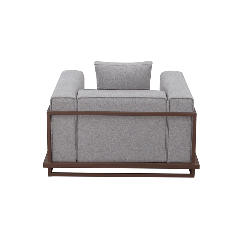 Boender Outdoor hoek loungeset all-weather aluminium 7-delig grijs