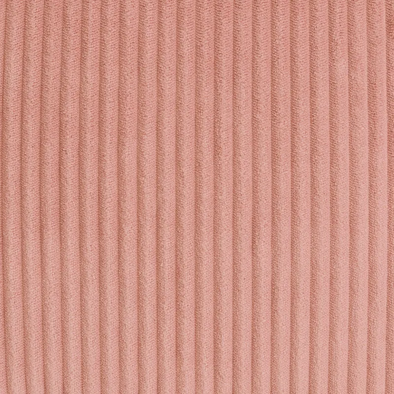 Mini Amara Cord quadratischer Fußhocker - Pink