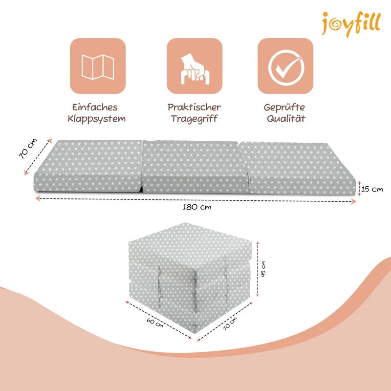 Joyfill Klappmatratze 120 x 60 x 4 cm