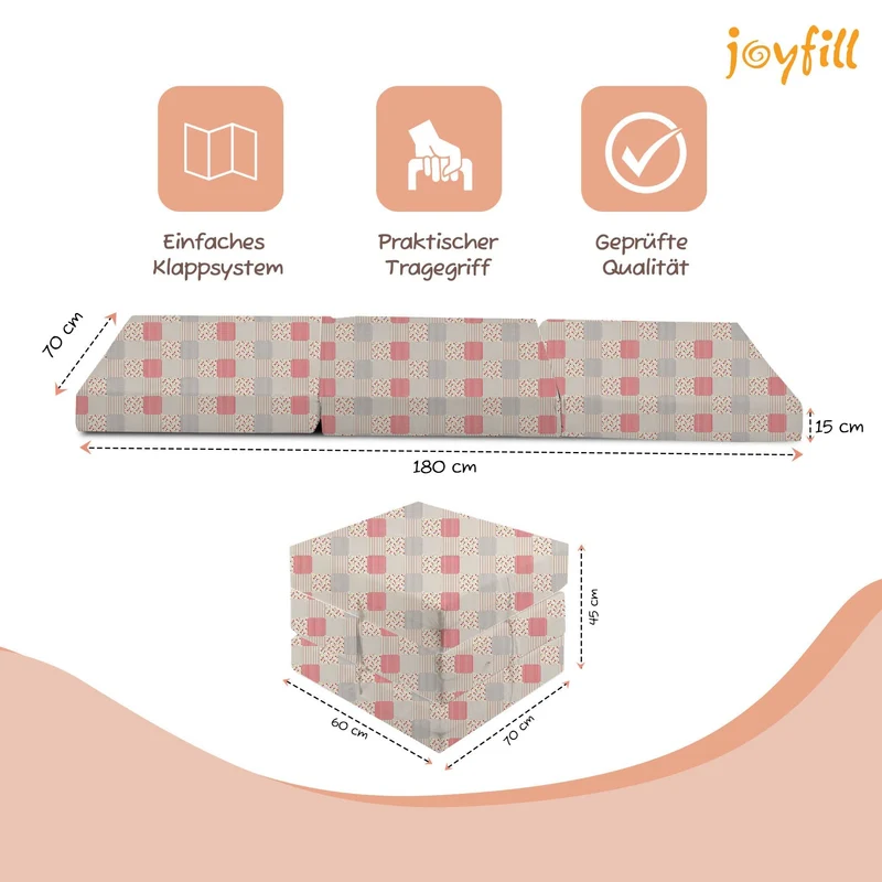 Joyfill Klappmatratze 120 x 60 x 4 cm