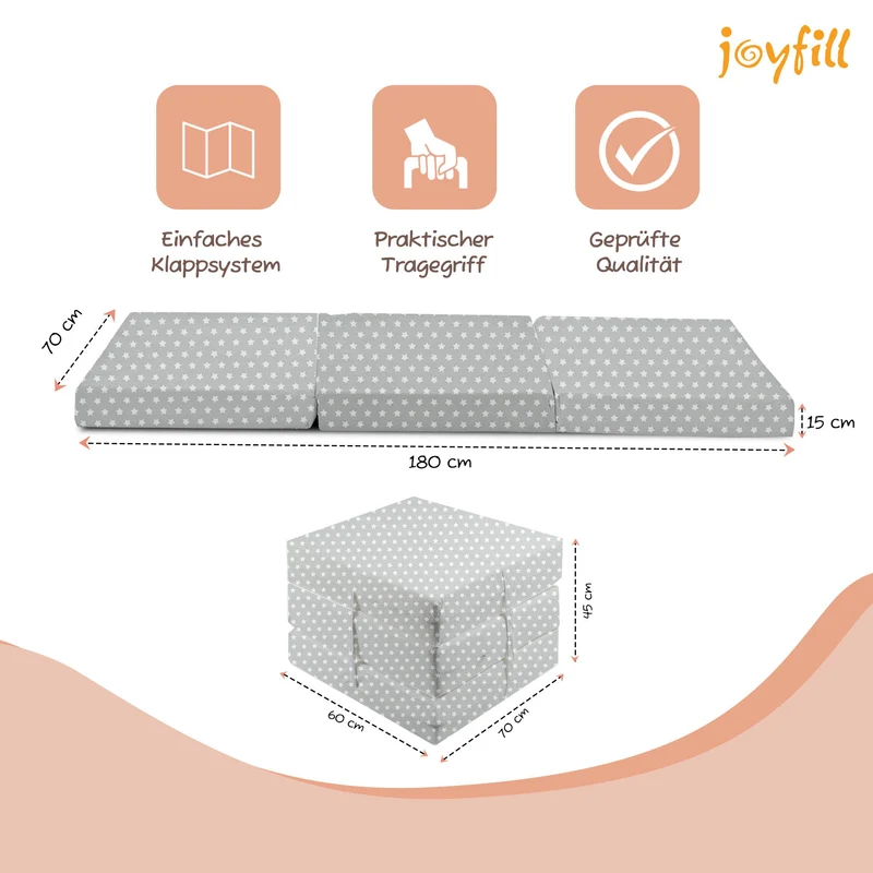 Joyfill Klappmatratze 120 x 60 x 4 cm