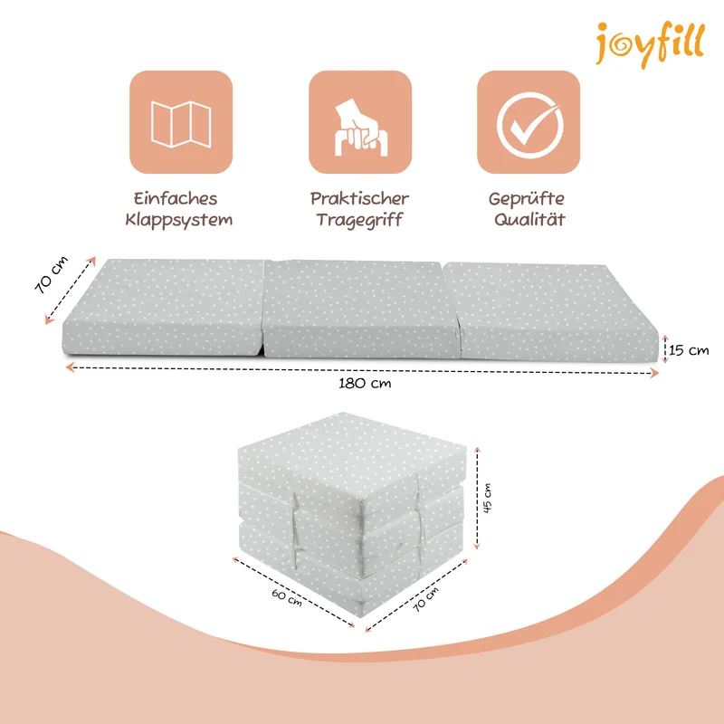Joyfill Klappmatratze 120 x 60 x 4 cm