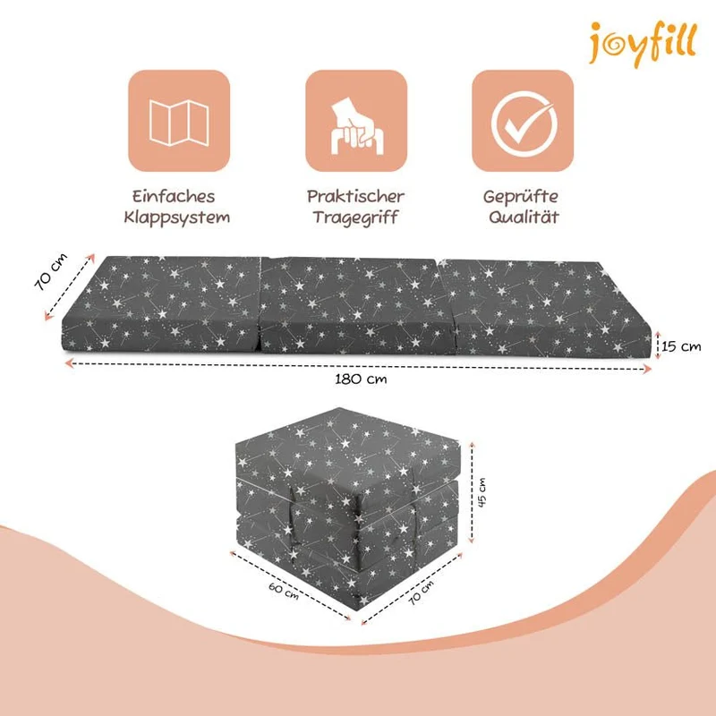 Joyfill Klappmatratze 120 x 60 x 4 cm