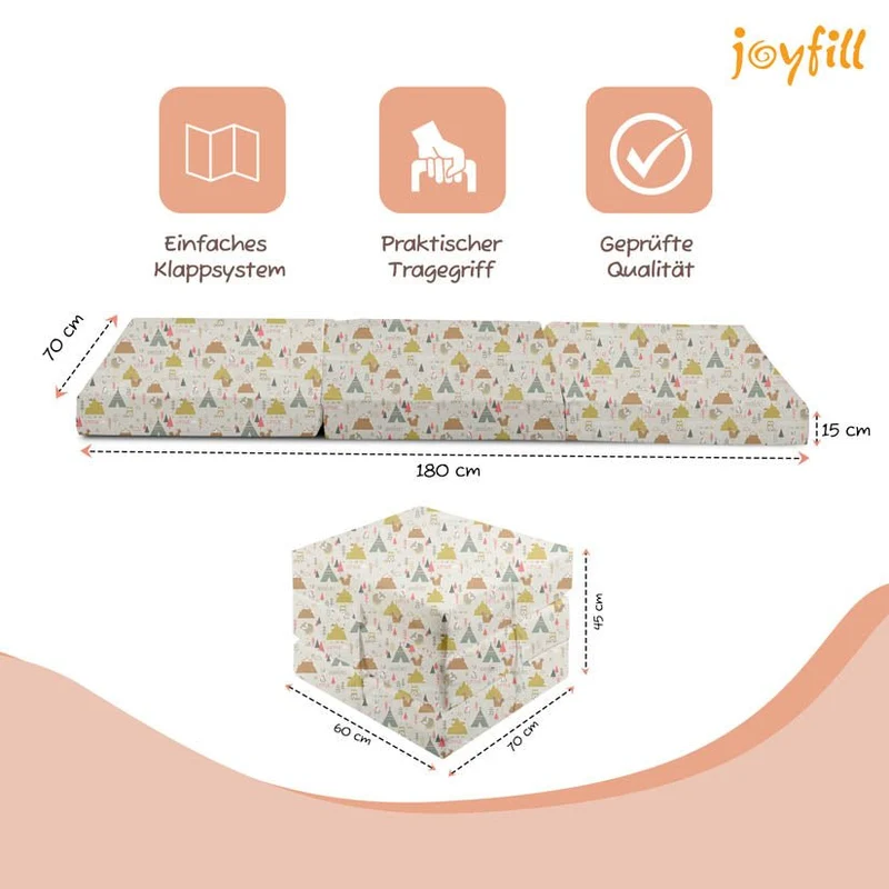 Joyfill Klappmatratze 120 x 60 x 4 cm