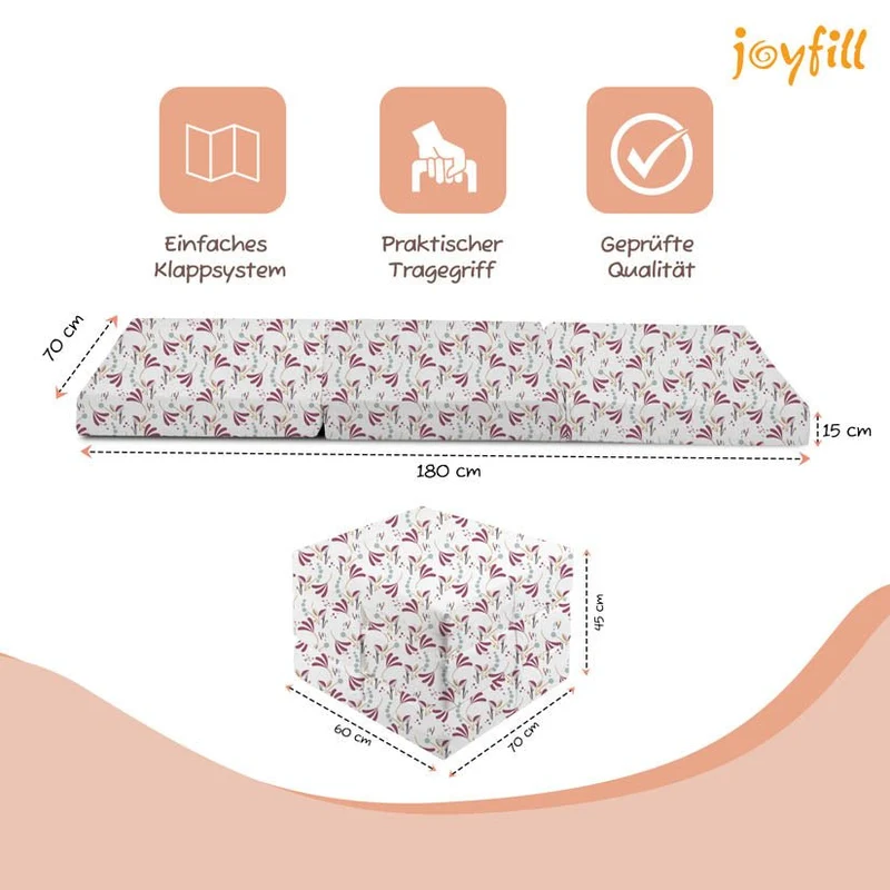 Joyfill Klappmatratze 120 x 60 x 4 cm