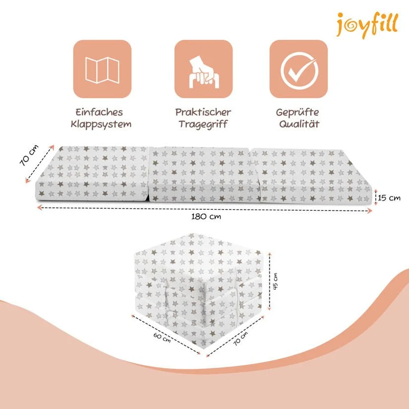 Joyfill Klappmatratze 120 x 60 x 4 cm