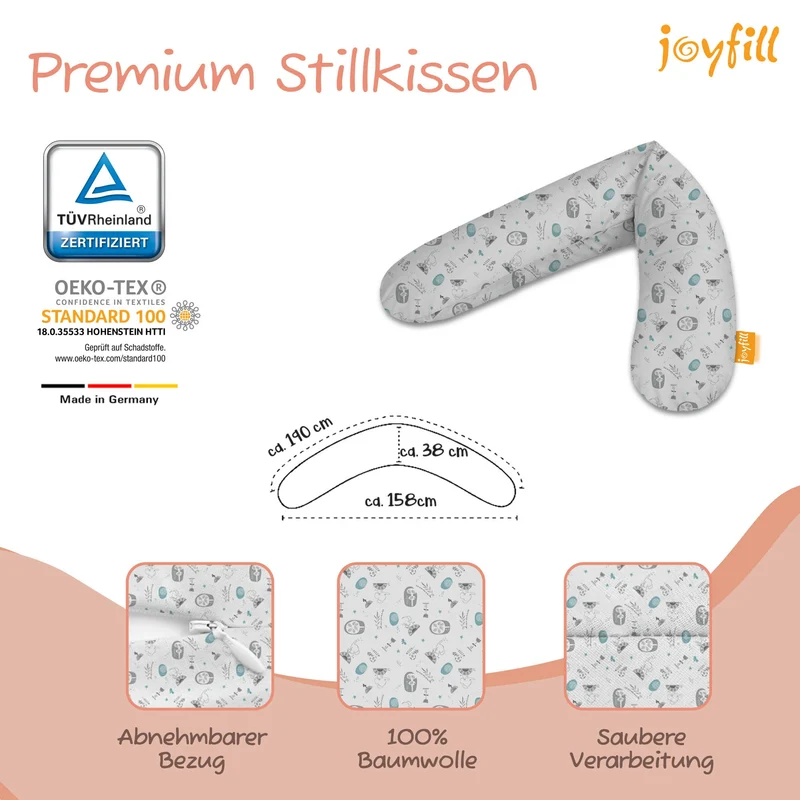 Joyfill Stillkissen (190cm) mit BioFoam