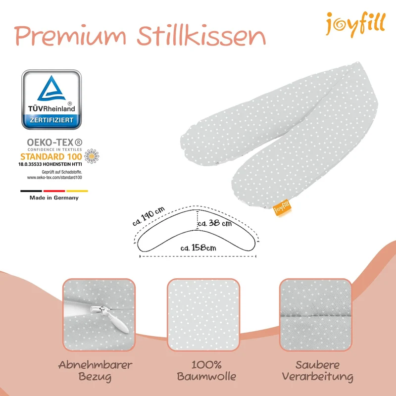 Joyfill Stillkissen (190cm) mit BioFoam