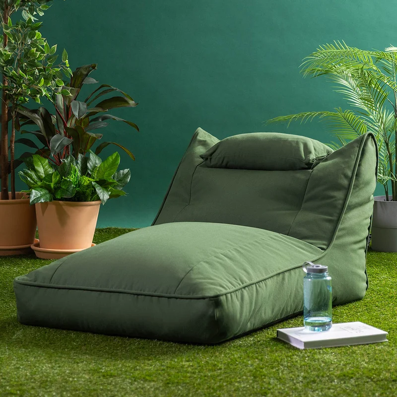 Nova Lounger Sitzsack, Olefin, Khaki-Grün
