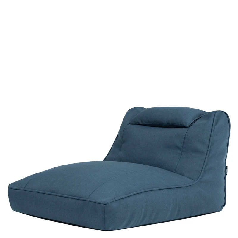 Nova Loungesessel-Sitzsack, Olefin, Denimblau