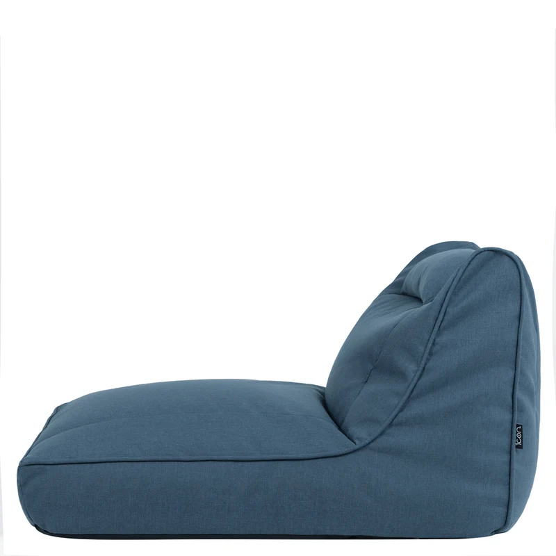 Nova Loungesessel-Sitzsack, Olefin, Denimblau