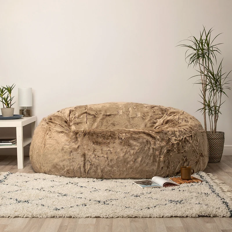Ottawa Riesensitzsack aus Kunstfell (Zweisitzer)